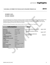SAMPLE TPP MEMBER STATEMENT
