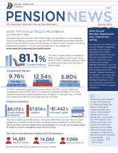 Page one of the Spring 2025 TPP Newsletter