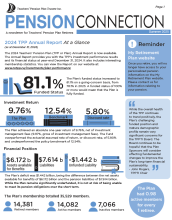 Page one of the Summer 2025 TPP Pension News for Retirees